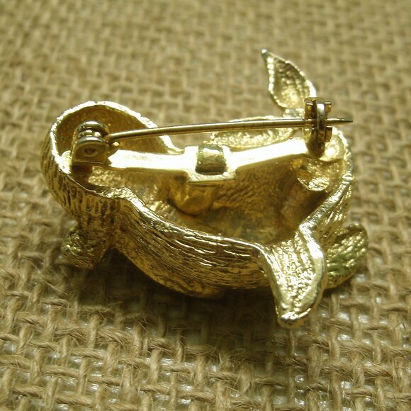 Vintage Goldtone Walrus Pin Brooch - Picture 12 of 14